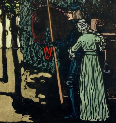 The Farewell by Wassily Kandinsky